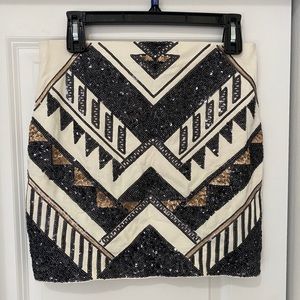 {Express} Sequin Mini Skirt - Size S